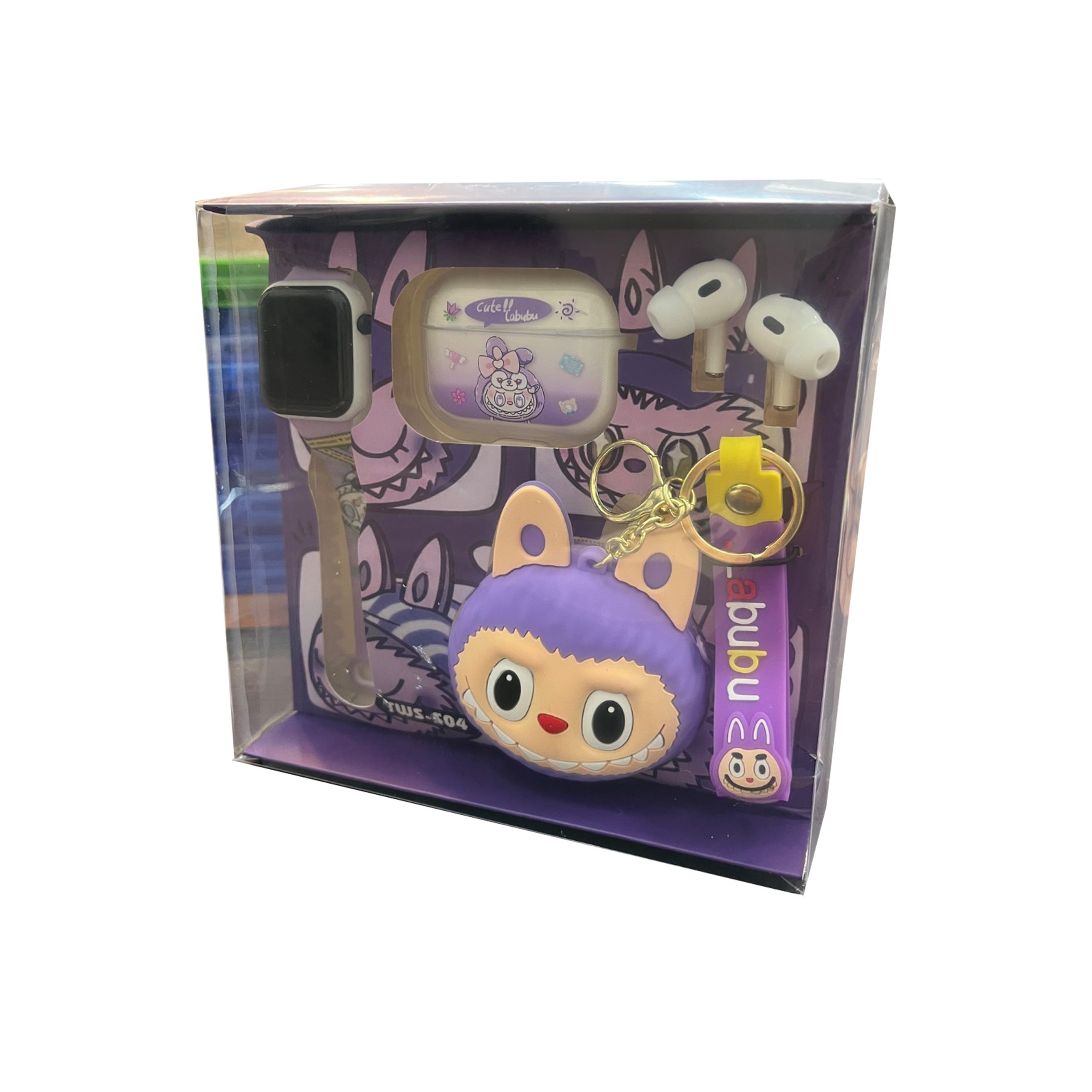 پک لبوبو اپل واچ و ایرپاد بنفش